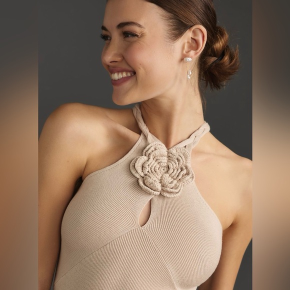 NWT Anthropologie Le Superbe Rosette Dress - Picture 1 of 3